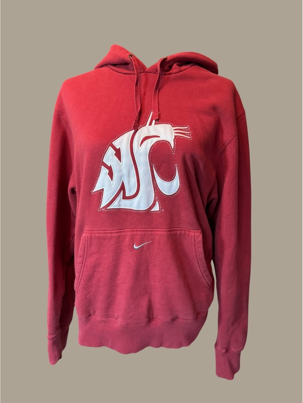 Nike Washington State Cougars Red Hoodie Sweatshirt Large